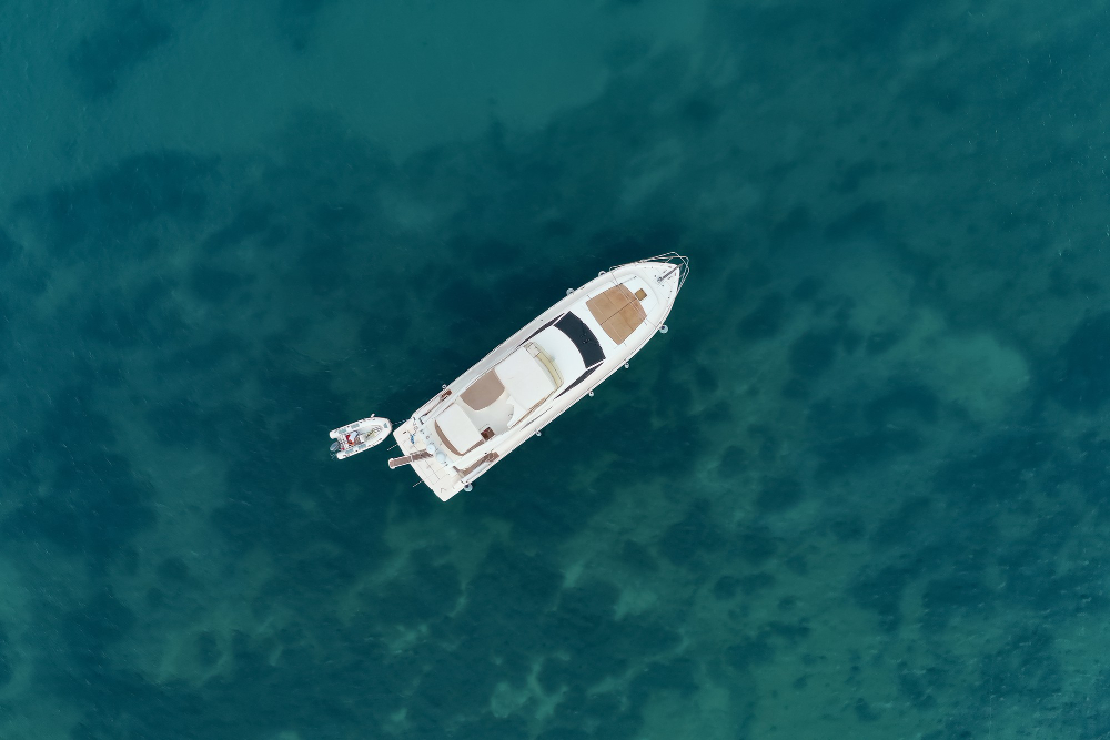 Yacht summer adventure accross the mediterranean sea