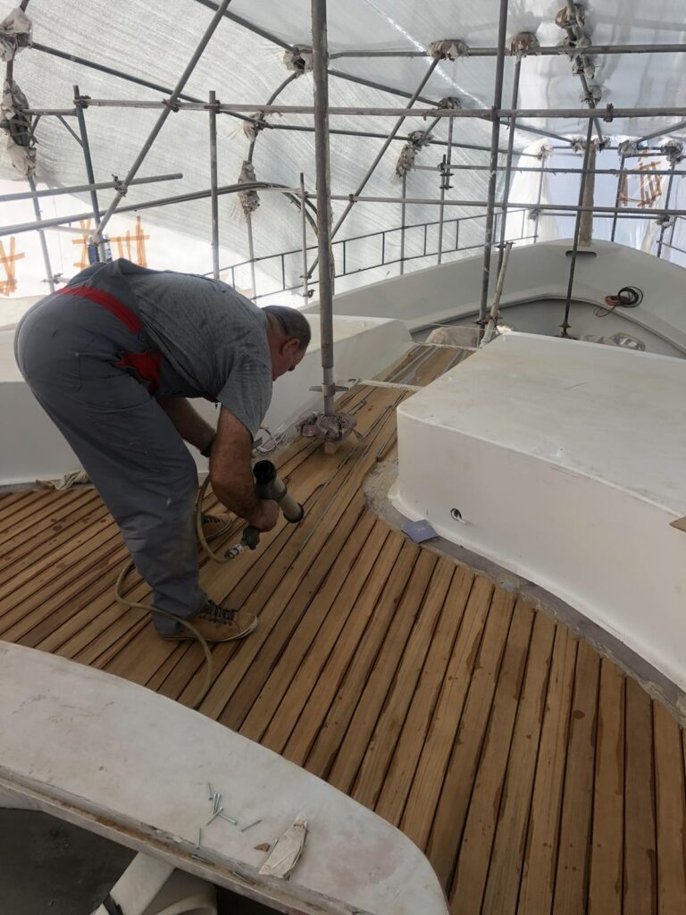 Yacht deck renovation 3