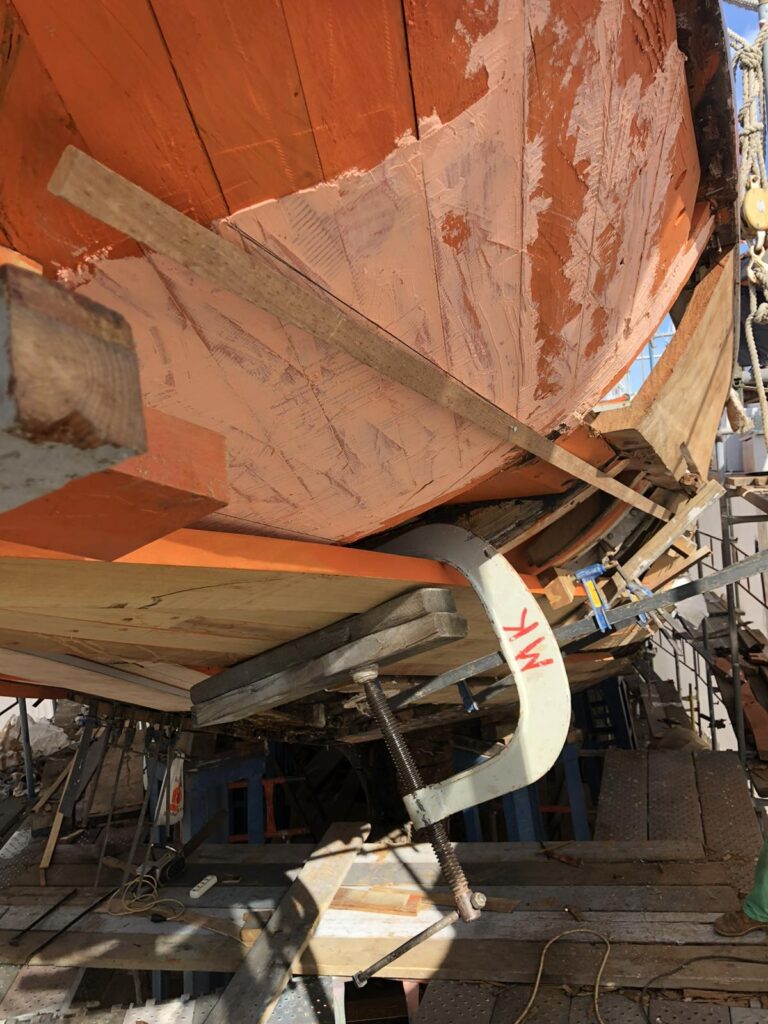 Renovation yacht hull 2