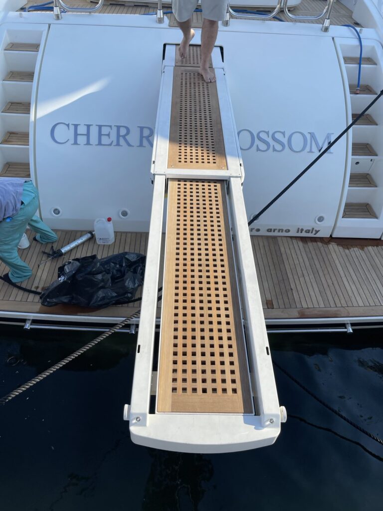 Yacht ladder renovation 1