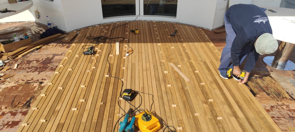 Yacht Deck Renovation Project 1