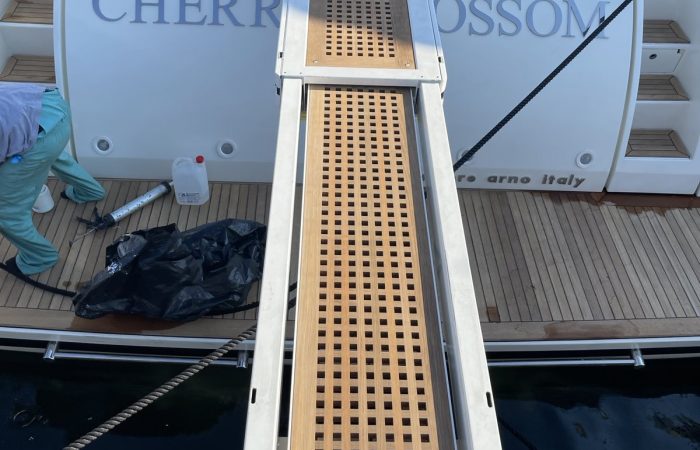 Yacht ladder renovation 1